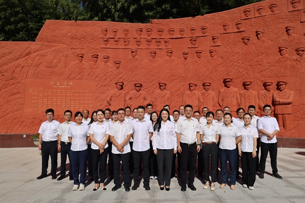 光影铭刻历史，，初心映照未来——六安公司党总支开展主题党日活动