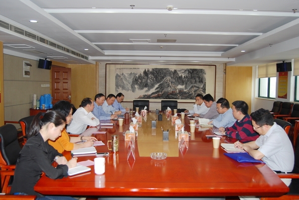 省公司接待湖南省轻工8827太阳集团集团有限公司考察组一行