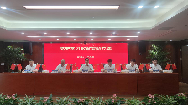 王思军出席徽盐地产集团表扬大会并作党史学习教育专题党课